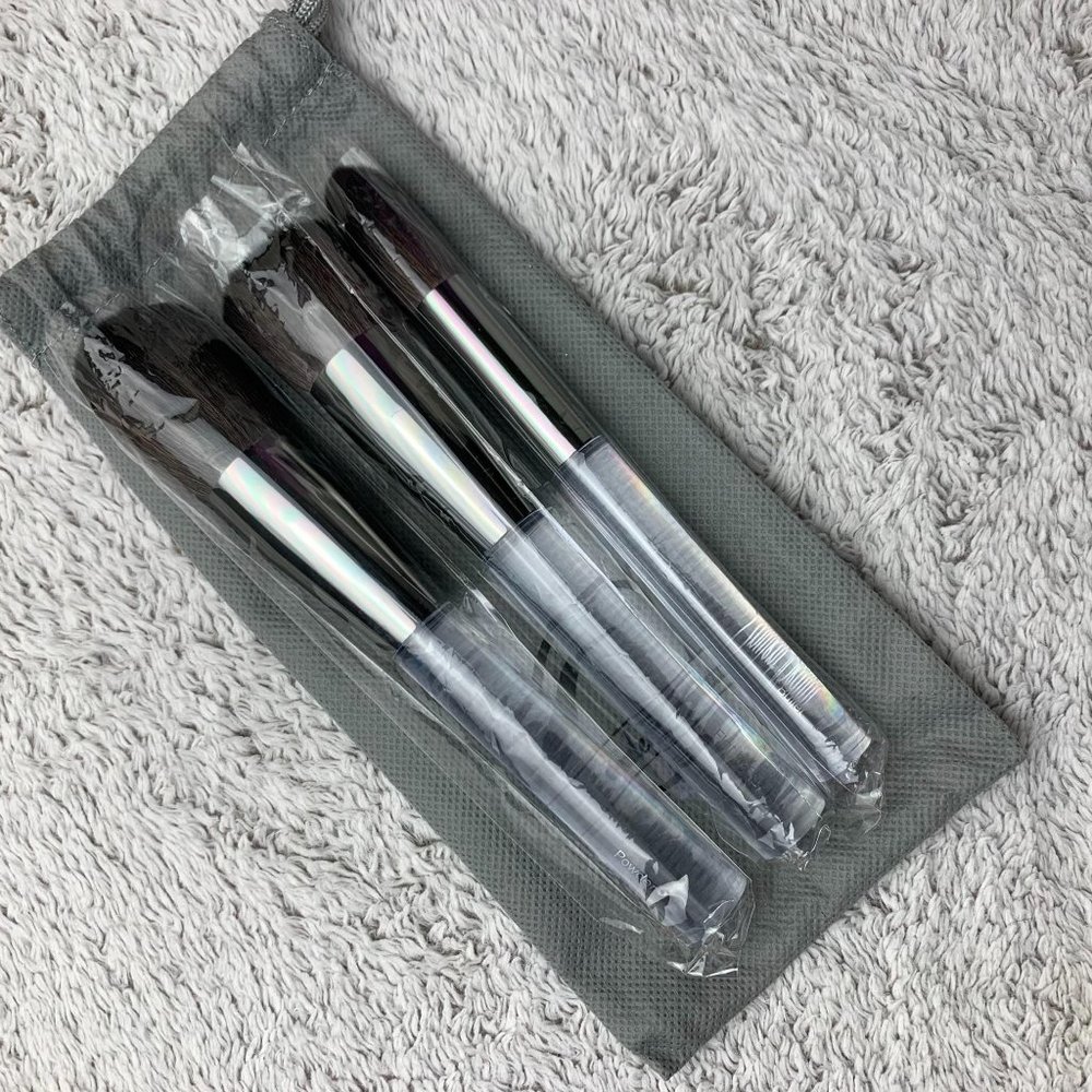 OPULENT BEAUTY 3PC CRYSTAL CLEAR LUXE BRUSH SET